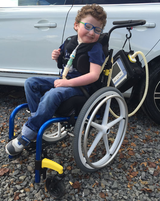 Ben Gets Out And About In His Clik Wheelchair
