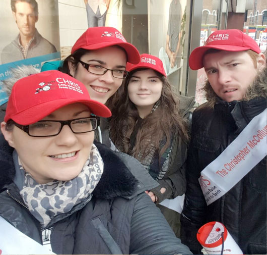 The Emerald Crew – In Belfast City Centre for Chris