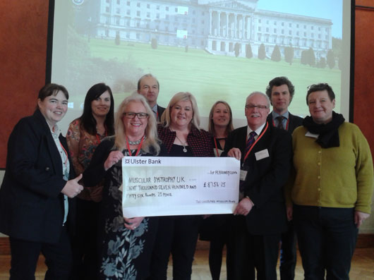 Gala Dinner Cheque Presentation at Stormont