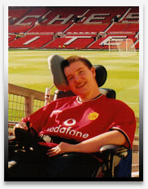 Christopher at Old Trafford