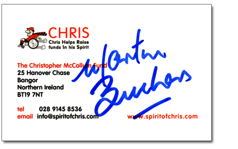 Martin Buchan Autograph 2