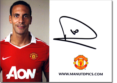 Rio Ferdinand Autograph 1