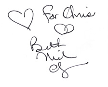 Love for Chris from Beth Nielsen Chapman -16 November 2008