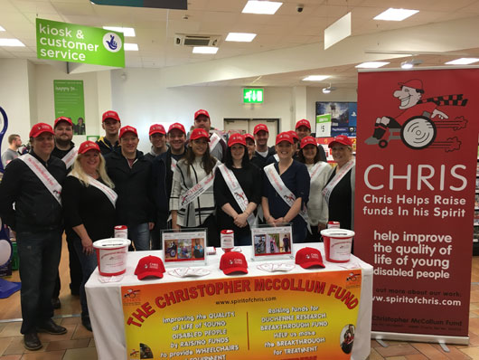 Team Emerald in Asda Bangor – A Bumper Bag Pack